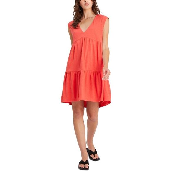 Sanctuary Social Standard Women's Shift Dress Small Summer Orange Skimmer $119 - Picture 1 of 8